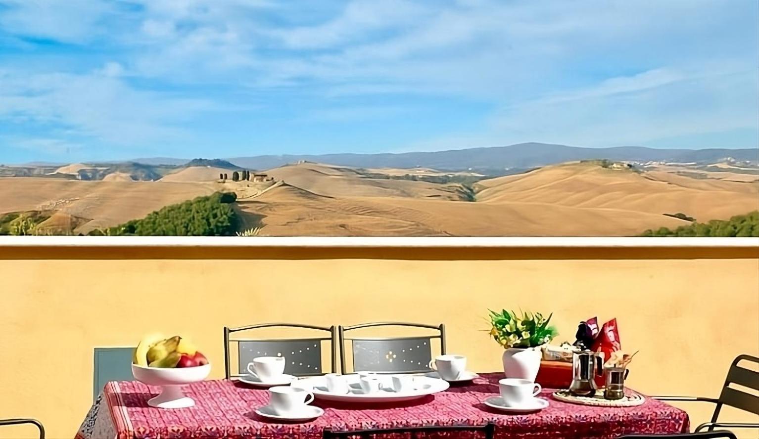 Agriturismo Caliano Asciano Eksteriør bilde